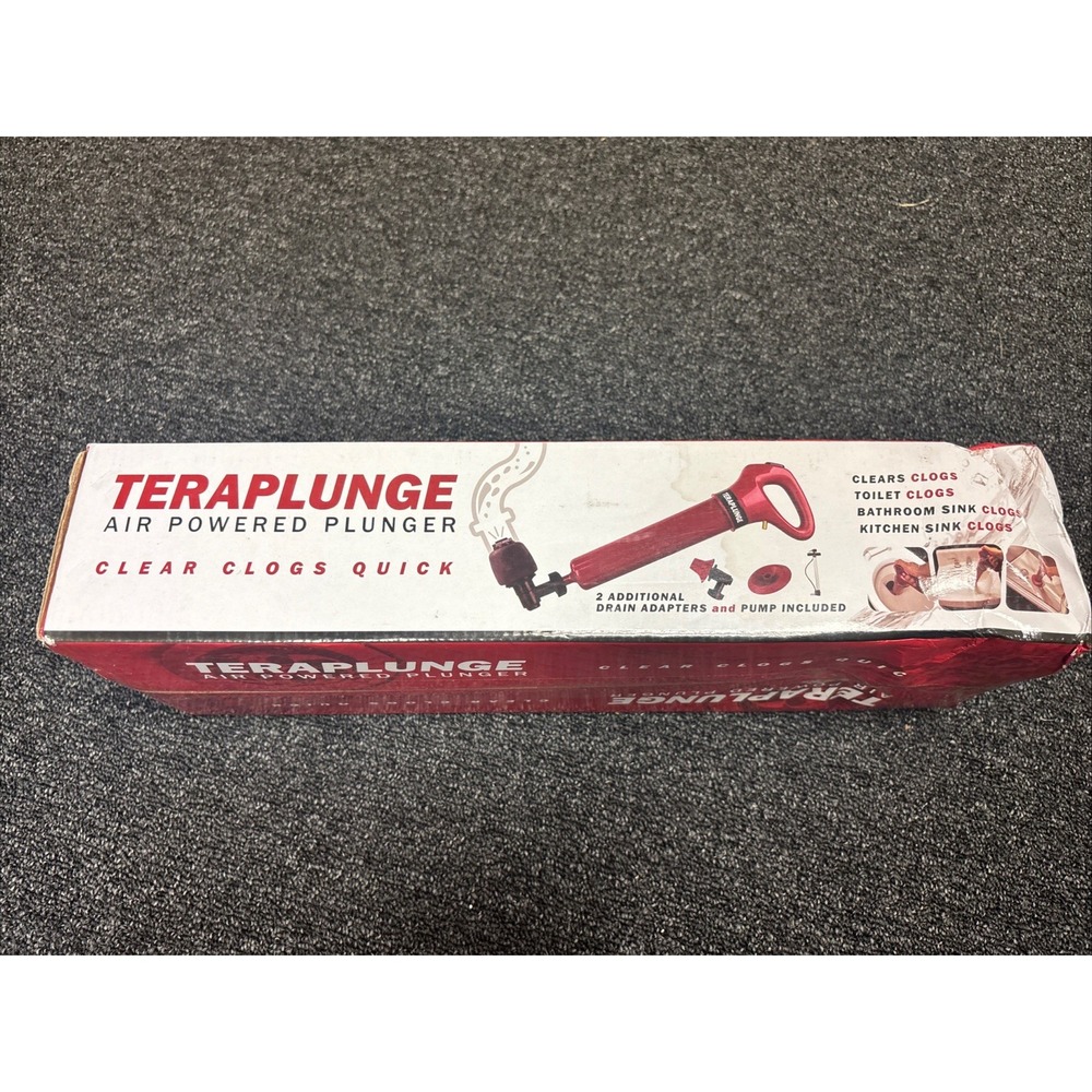 Powerful‎ Home Air Powered Plunger- Clears Clogs Quickly.